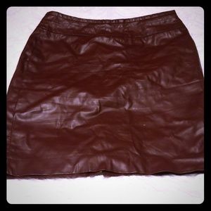 Leather Skirt